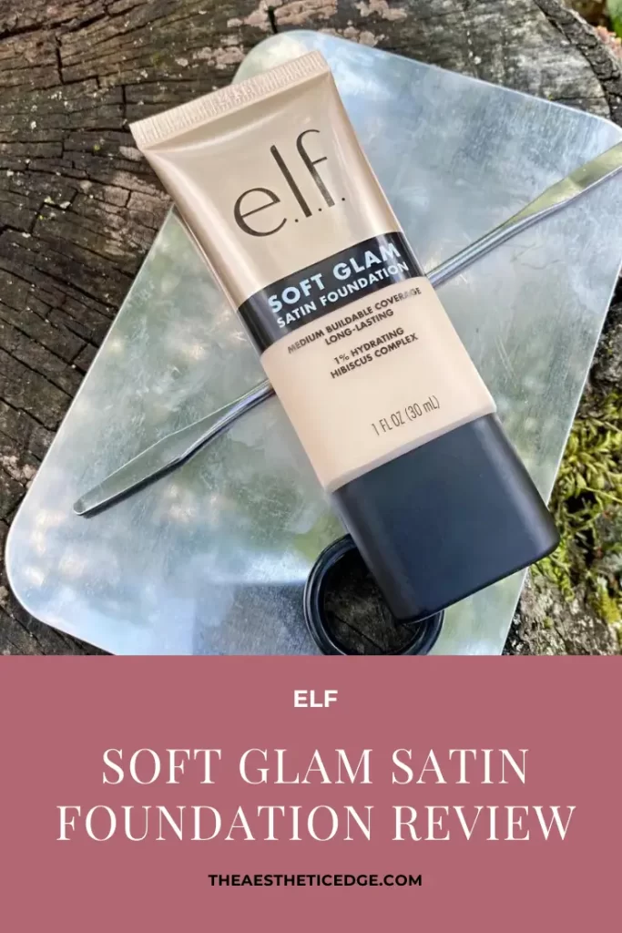 elf soft glam satin foundation review