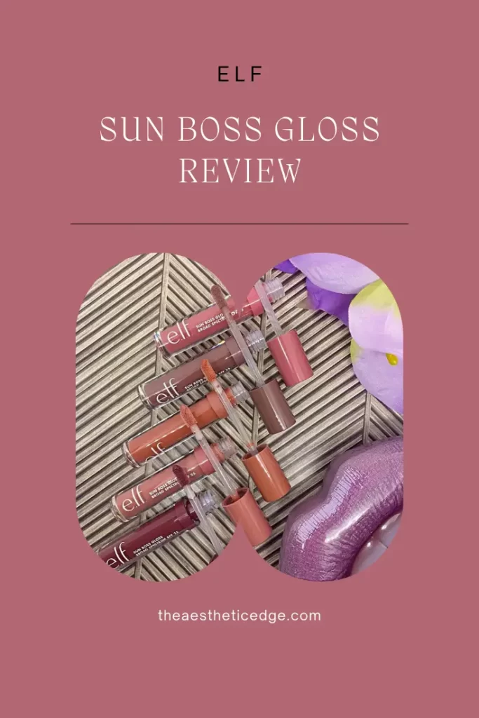 elf Sun Boss Gloss SPF 25 Review With Swatches