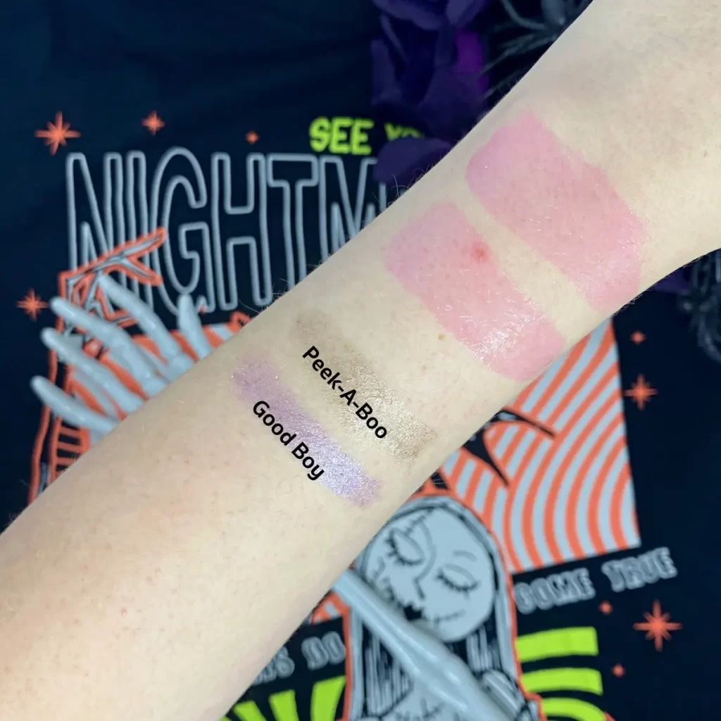 wet n wild nightmare before christmas 2 piece multistick set swatches