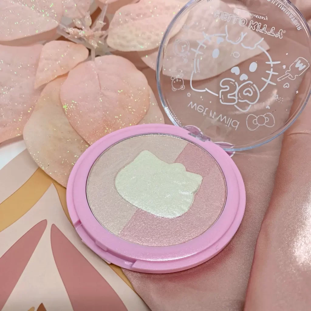 wet n wild hello kitty Highlighter Trio cutie pie