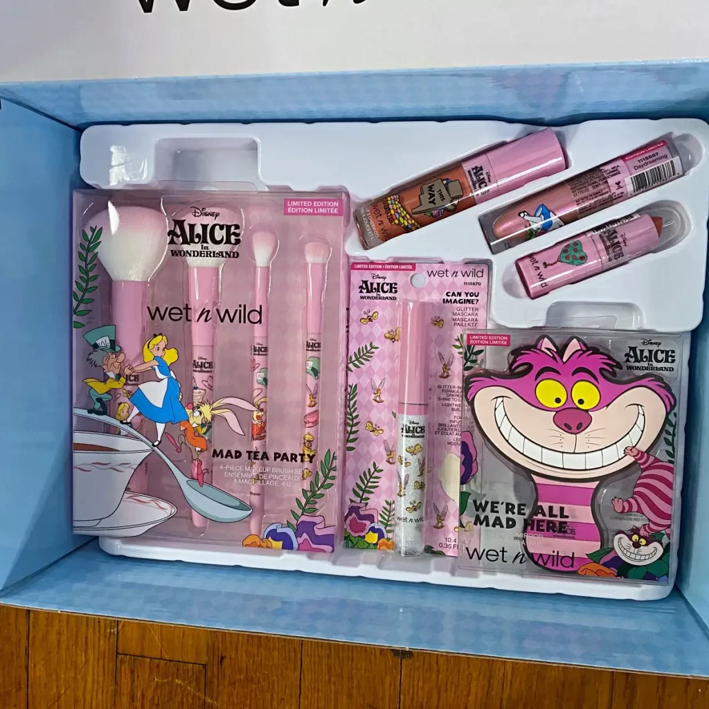 wet n wild alice in wonderland pr box