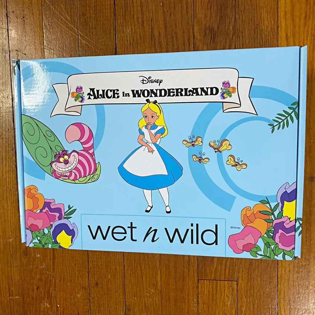 wet n wild alice in wonderland pr box