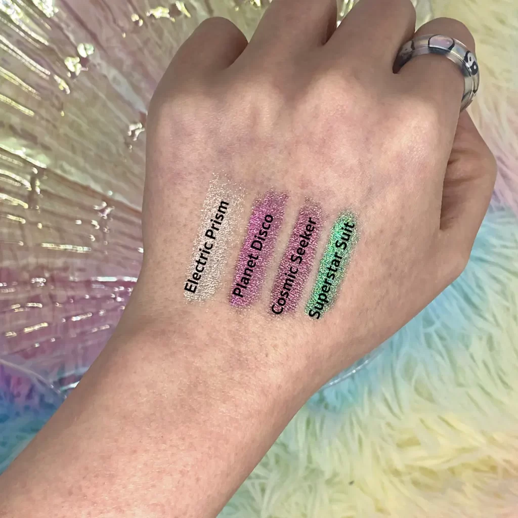 wet n wild Chameleon Chrome Eyeliner swatches