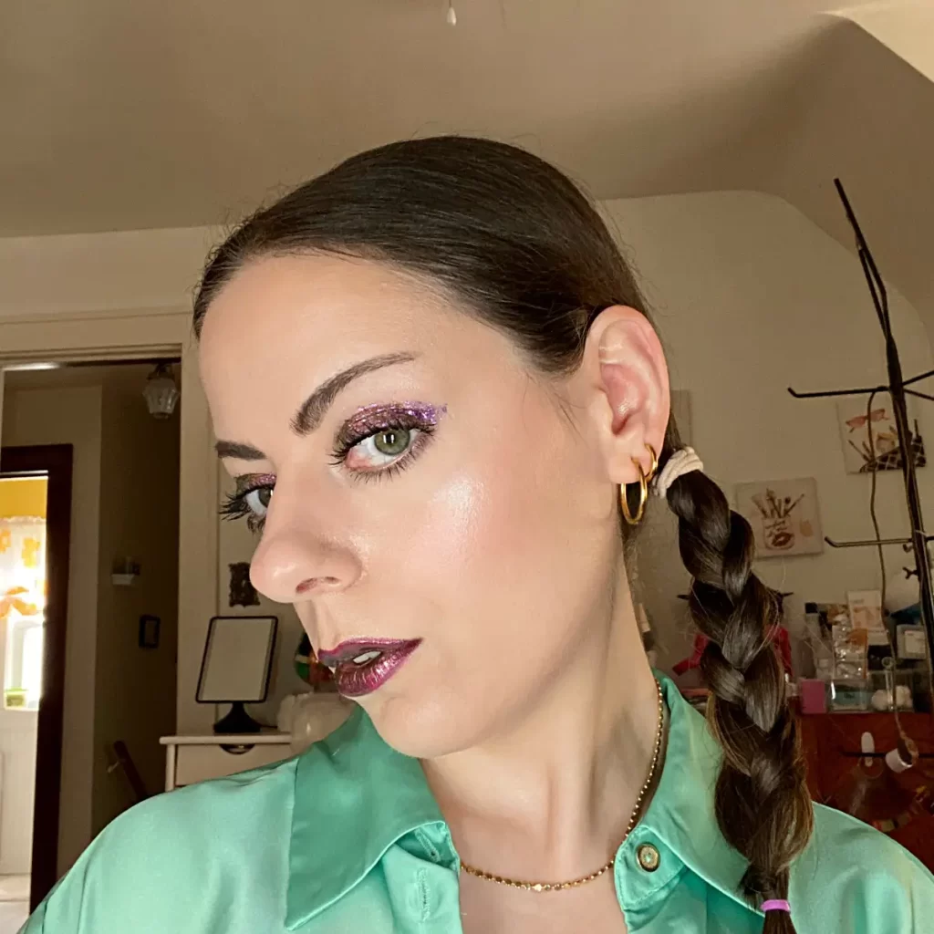 wet n wild Chameleon Chrome makeup look